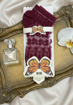 Elegant Butterfly Lace Socks – 5 Colors