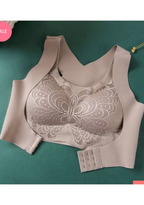 Front Hook Cotton Embroidered Bra – Elegant & Comfortable
