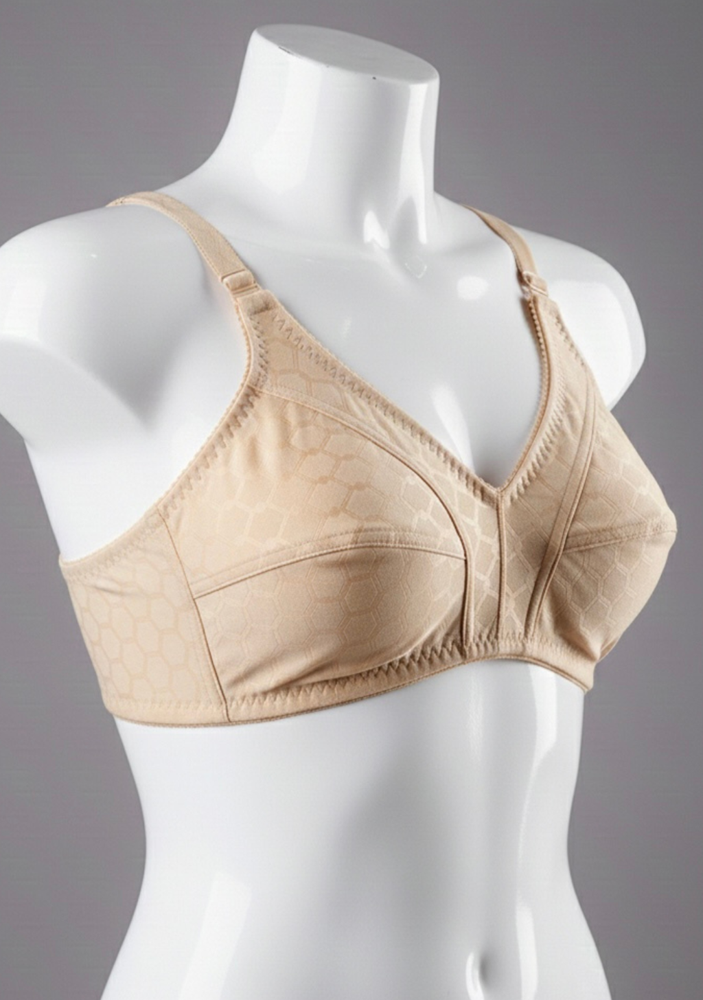 Self Printed Cotton Jersey Bra – Comfortable, Stretch Fit Innerwear