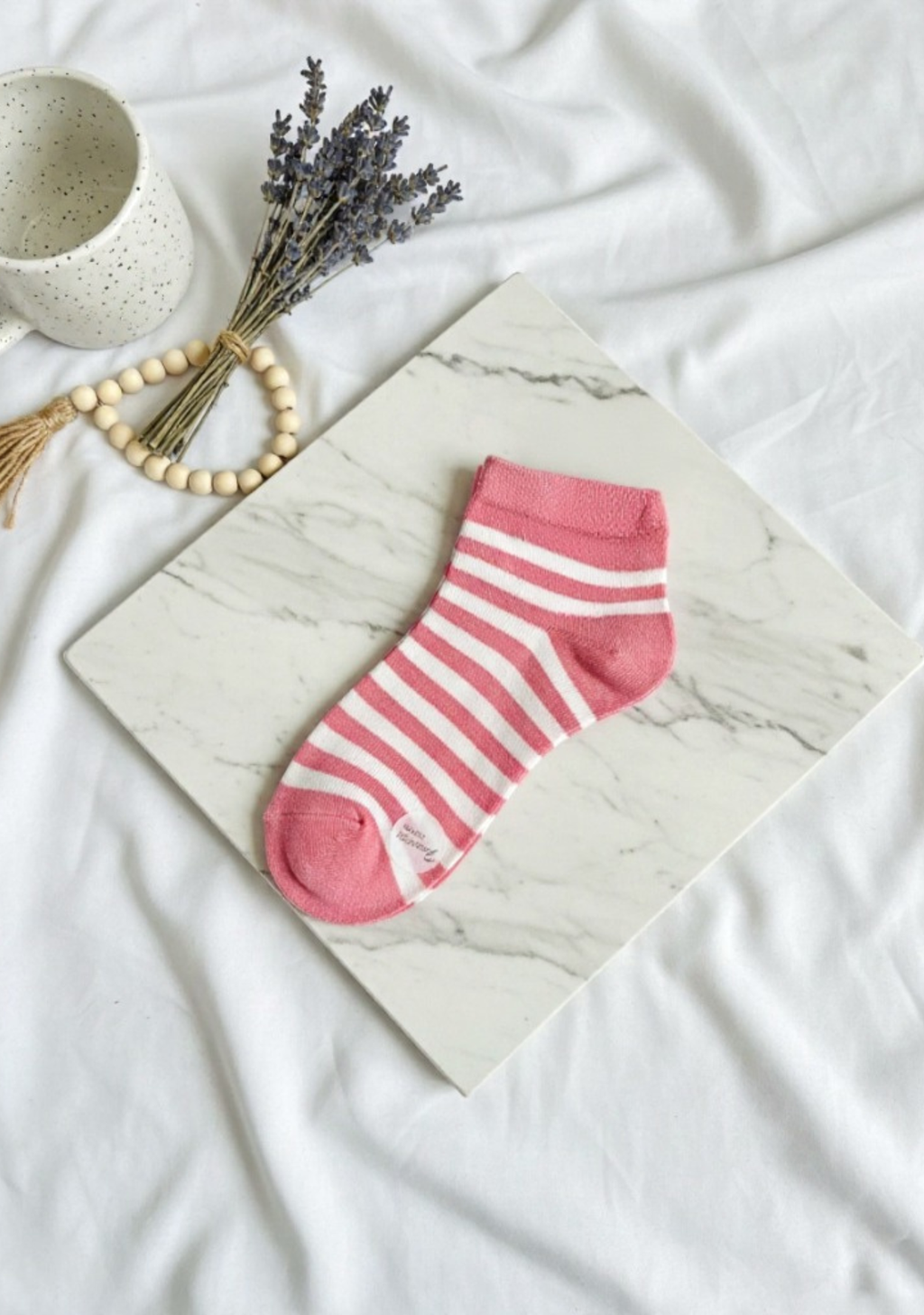 Striped Ankle Socks – Soft Cotton Blend (Pack of 5)