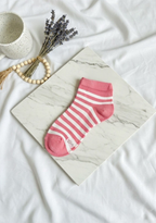 Striped Ankle Socks – Soft Cotton Blend (Pack of 5)