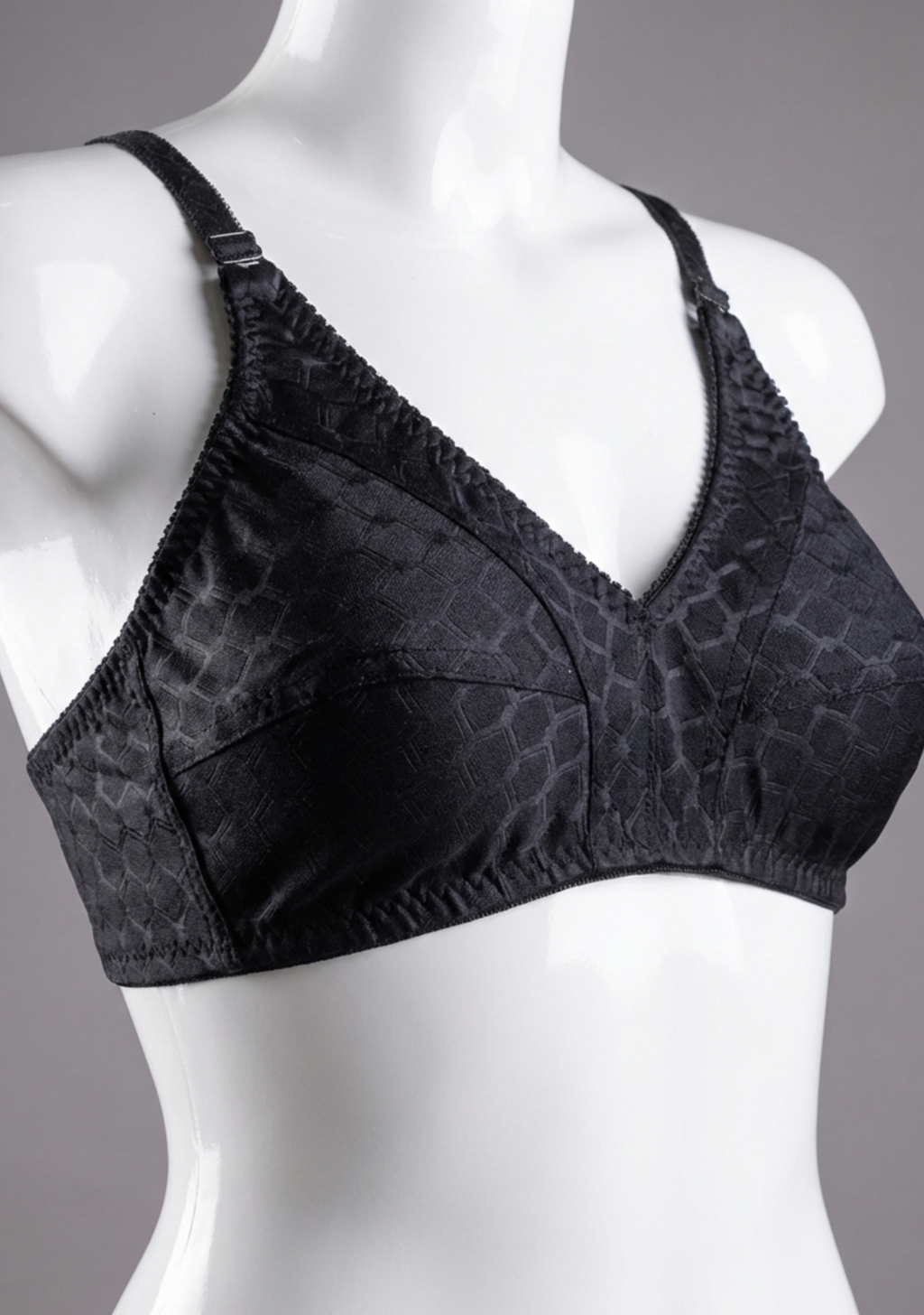 Self Printed Cotton Jersey Bra – Comfortable, Stretch Fit Innerwear
