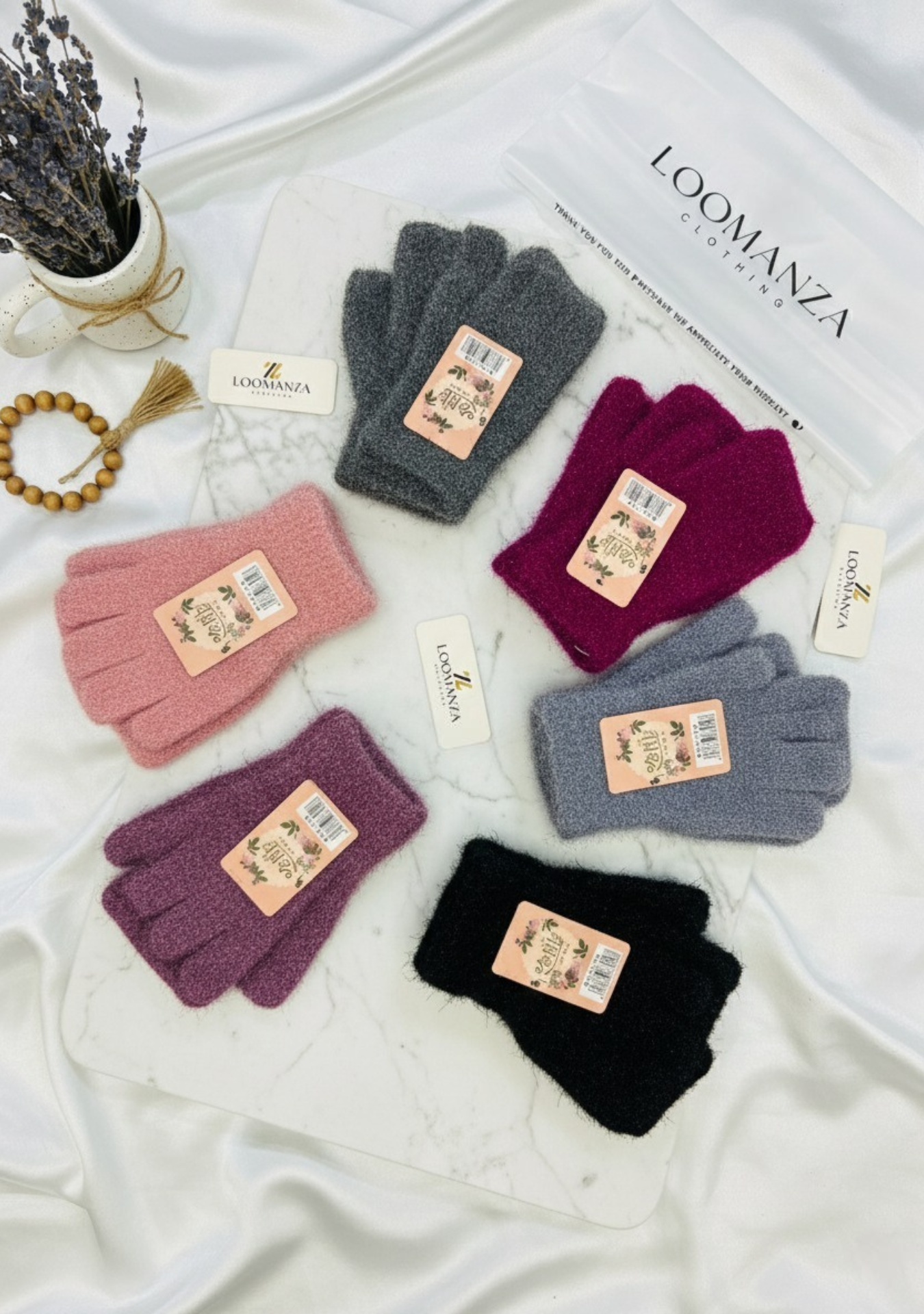 Women’s Fluffy Warm Gloves – Winter Comfort Wear