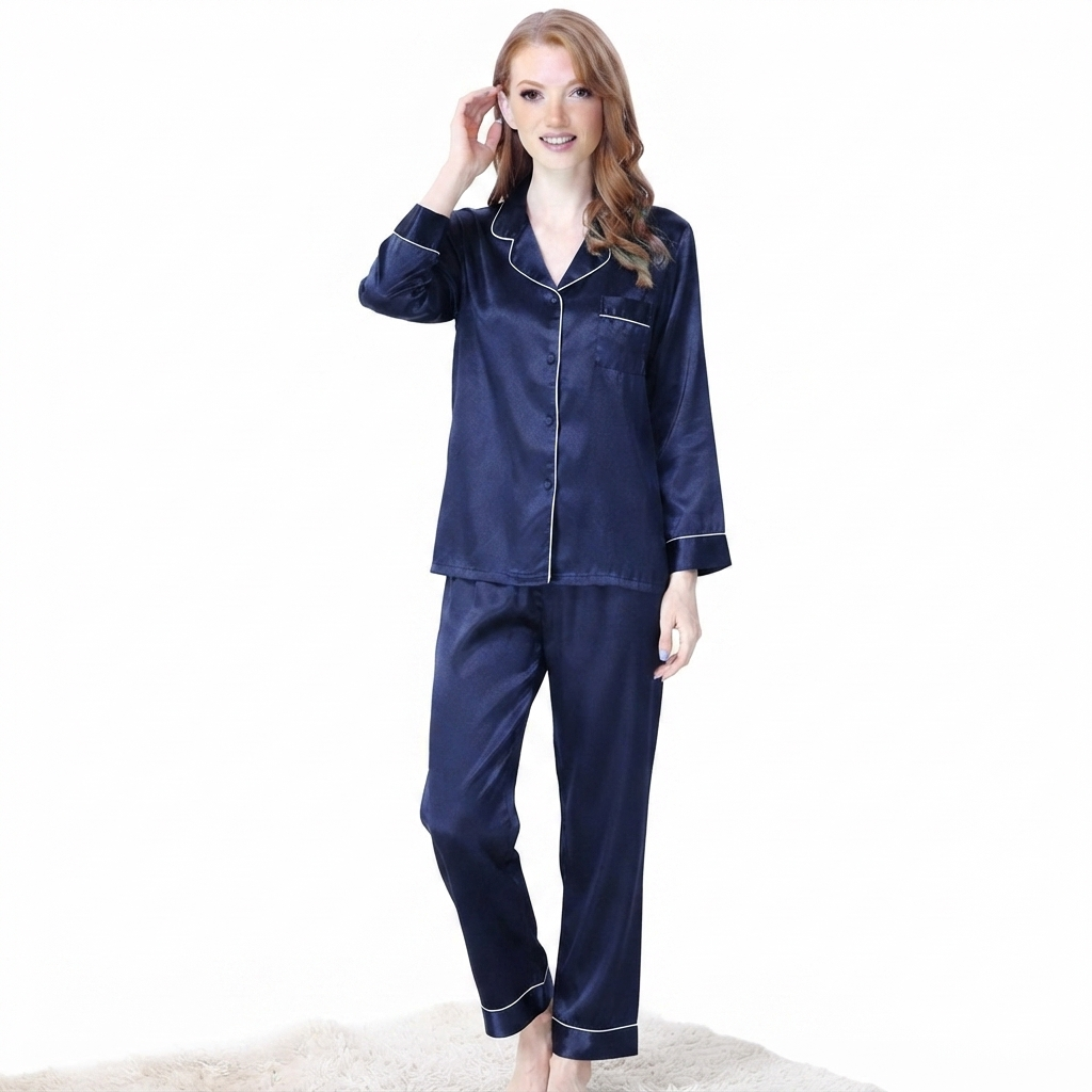 Silk Satin Night Suit for Women | Premium 2-Piece Sleepwear
