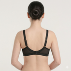 Pack of 5 Cross Belt Cotton Net Bra -Soft & Breathable