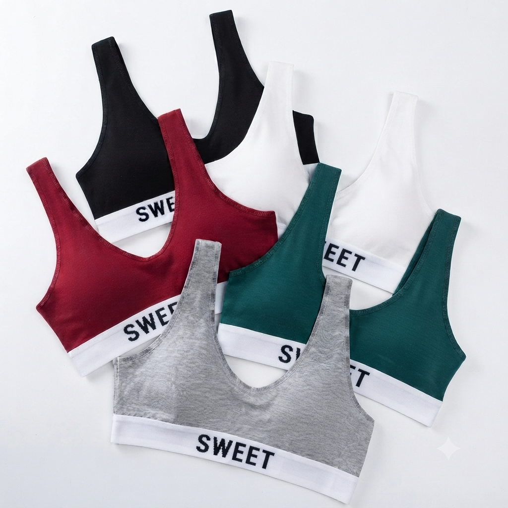 Sweet Bra & Panty Set | Soft Comfortable Matching Lingerie Set for Women