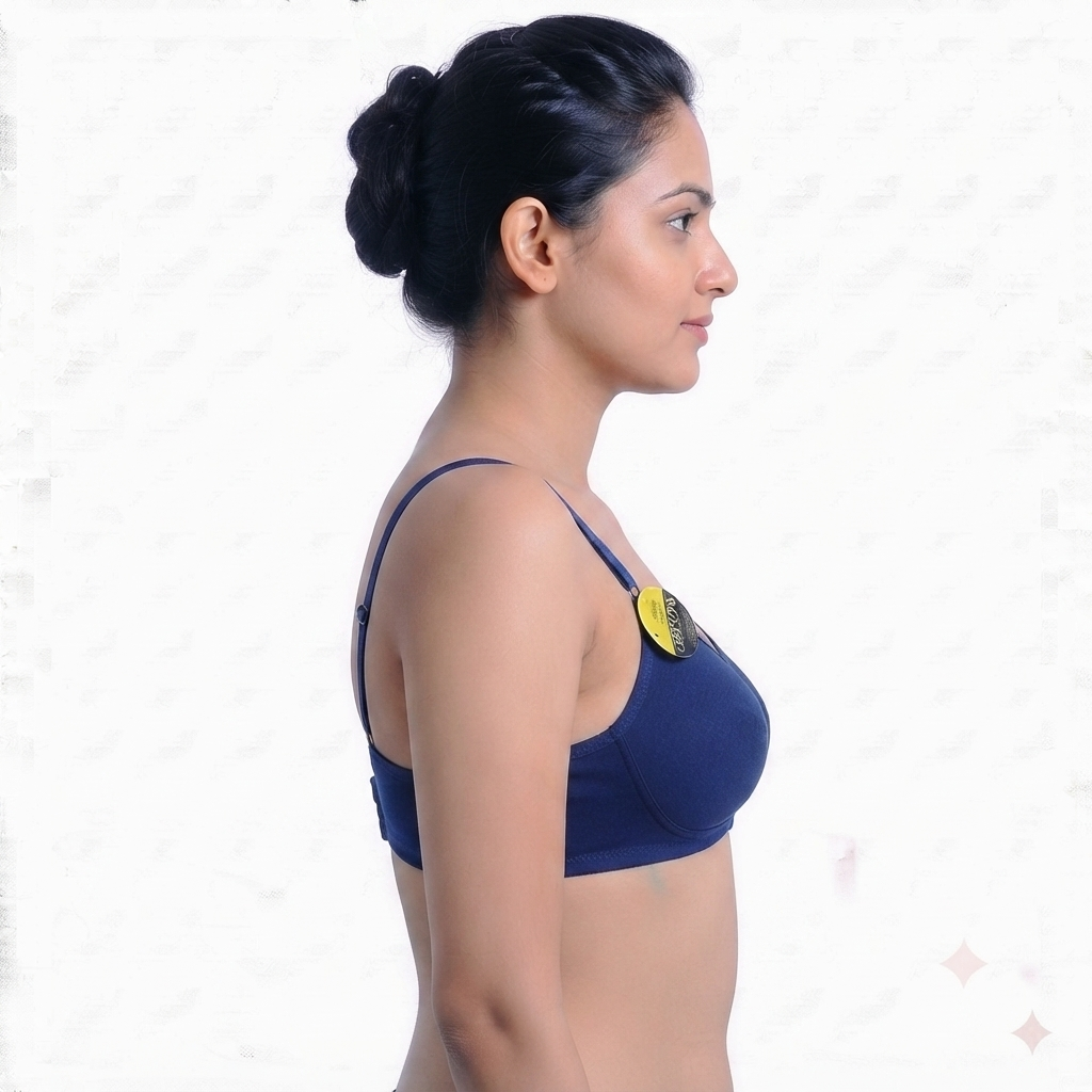 Women's Seamless Wired Padded Bra | Full Coverage Push-Up Everyday Comfort Bra