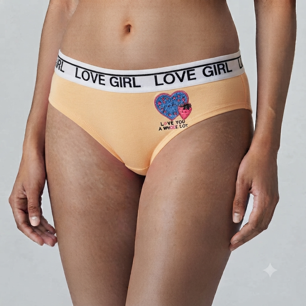 Girls' V-Shape Cotton Panty | Soft & Comfortable Everyday Wear