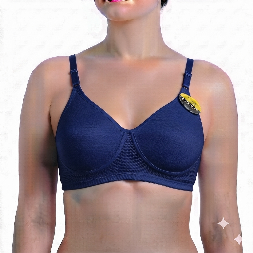 Women's Seamless Wired Padded Bra | Full Coverage Push-Up Everyday Comfort Bra