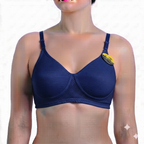 Women's Seamless Wired Padded Bra | Full Coverage Push-Up Everyday Comfort Bra