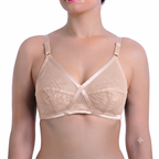 Women's Net Bra | Soft Breathable Full Coverage Everyday Bra