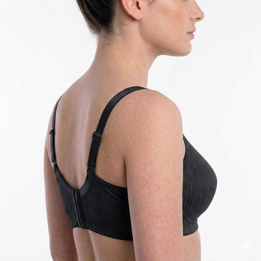 Front Open Padded Button Bra-Comfortable Front Closure
