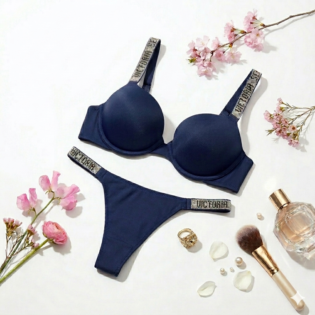 Fancy Panty Bra Set | Soft Padded Lingerie Set for Women