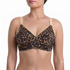 Pack of 5 Printed Cotton Bras in Random Prints-Soft & Premium
