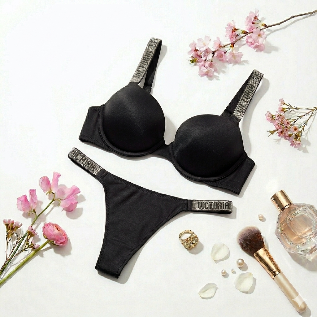 Fancy Panty Bra Set | Soft Padded Lingerie Set for Women