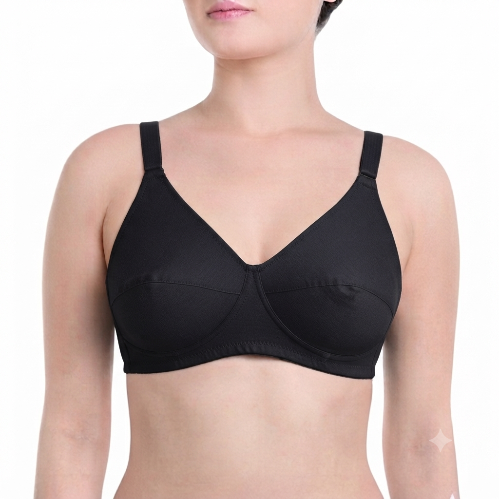 Pack of 4 Premium Cotton Bras | Non-Padded Daily Wear Bras