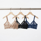 Women's Net Bra | Soft Breathable Full Coverage Everyday Bra