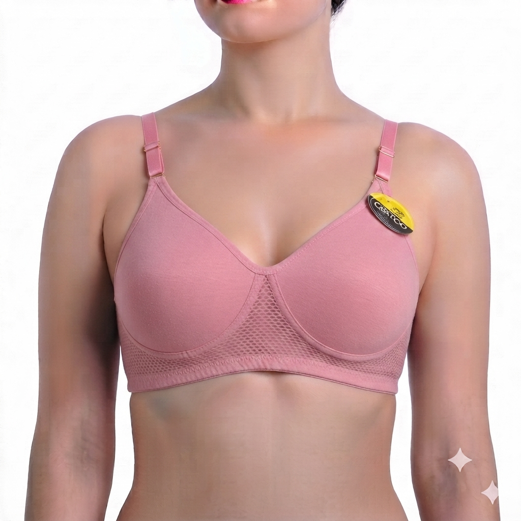 Women's Seamless Wired Padded Bra | Full Coverage Push-Up Everyday Comfort Bra