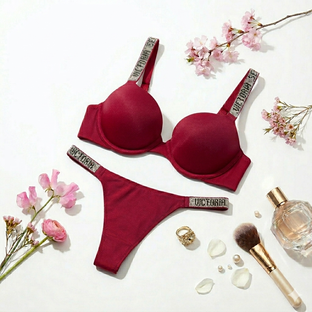 Fancy Panty Bra Set | Soft Padded Lingerie Set for Women