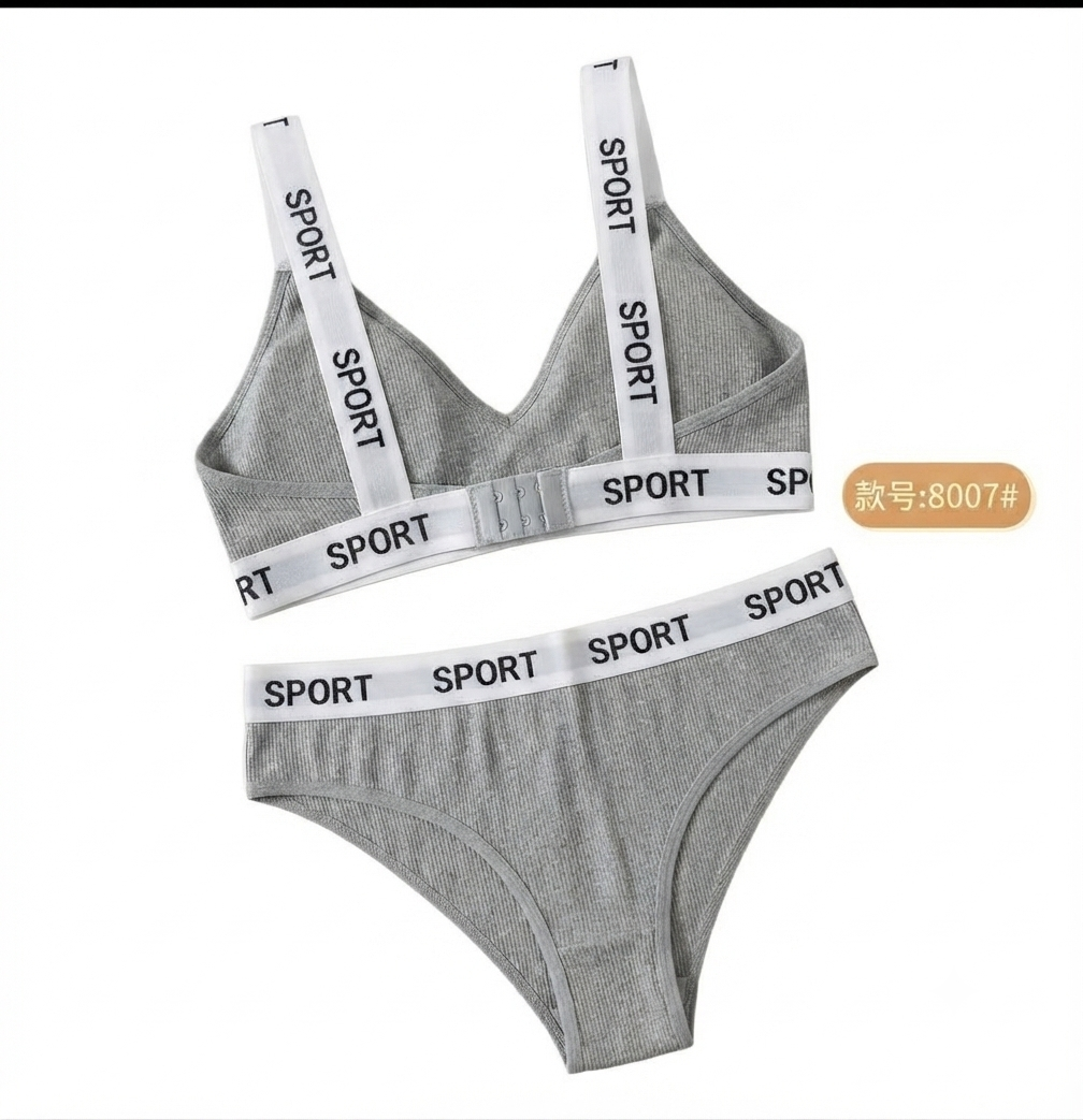 Sports Bra & Matching Panty Set | Comfortable Gym Wear