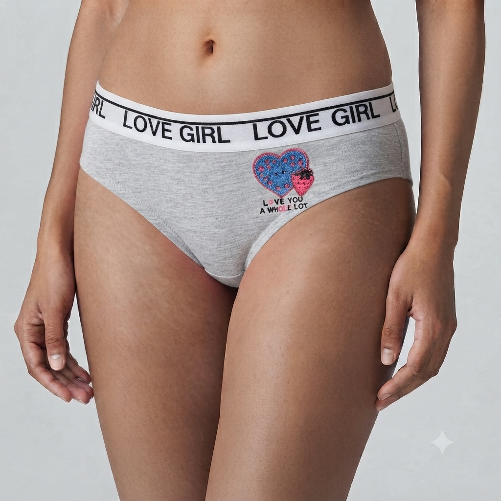 Girls' V-Shape Cotton Panty | Soft & Comfortable Everyday Wear