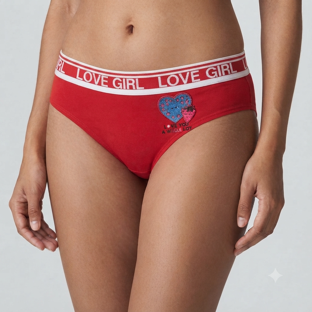 Girls' V-Shape Cotton Panty | Soft & Comfortable Everyday Wear