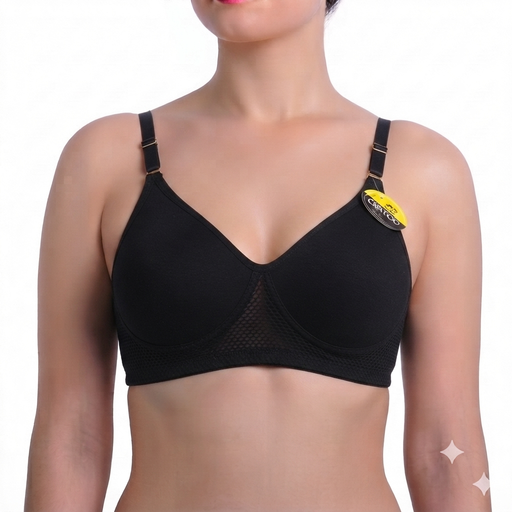 Women's Seamless Wired Padded Bra | Full Coverage Push-Up Everyday Comfort Bra