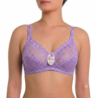 Cotton Jersey Fancy Net Bra | Soft Full Coverage Bra