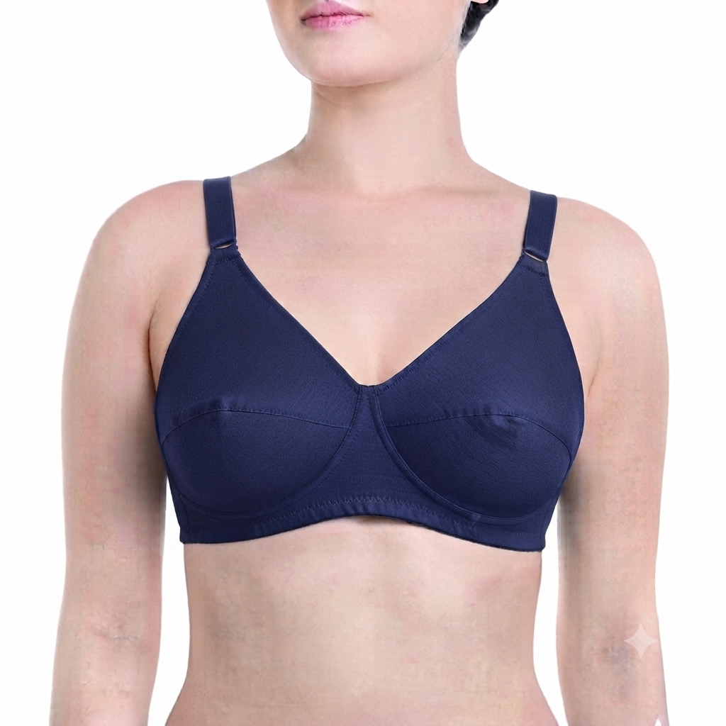 Pack of 4 Premium Cotton Bras | Non-Padded Daily Wear Bras