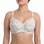 Pack of 5 Printed Cotton Bras in Random Prints-Soft & Premium