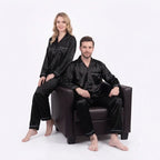 Couple Silk Night Suit Set | Matching Satin Sleepwear for Him & Her