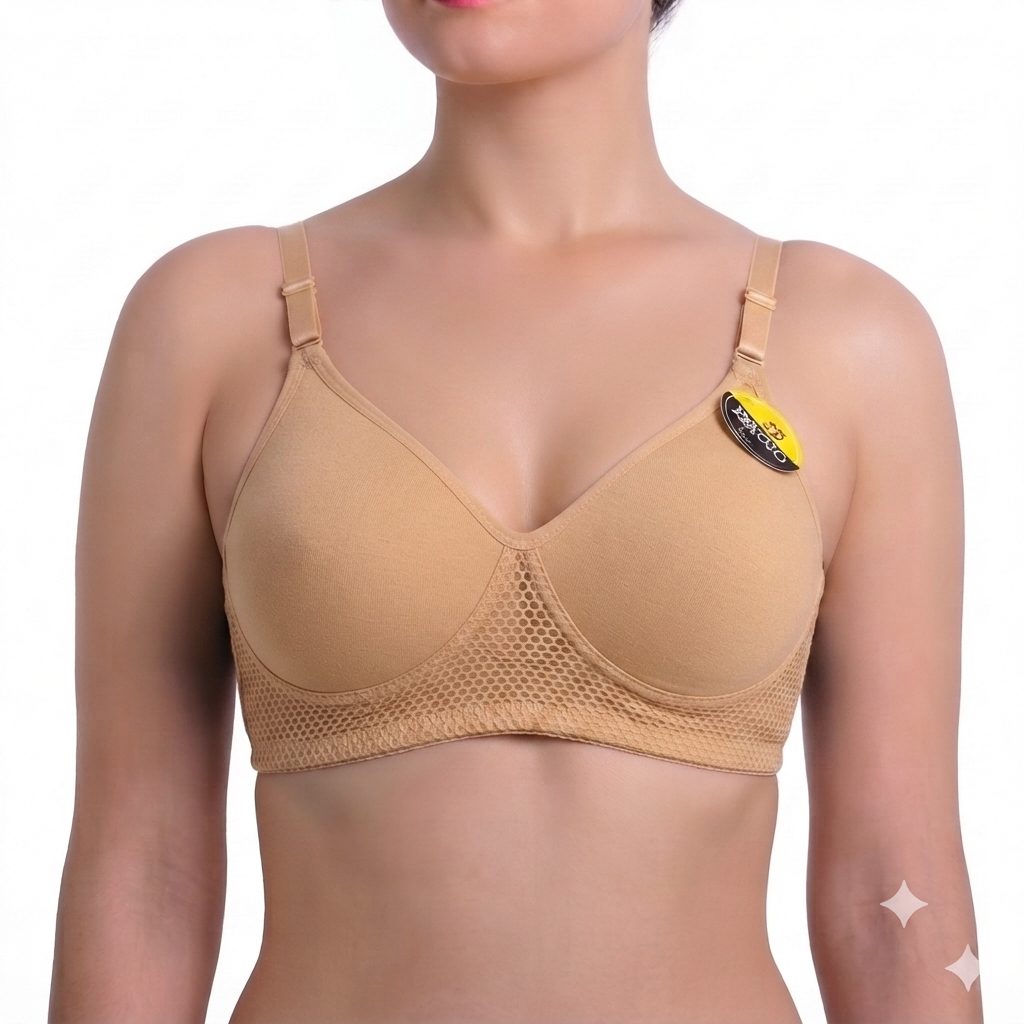 Women's Seamless Wired Padded Bra | Full Coverage Push-Up Everyday Comfort Bra
