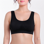 Women's Air Bra Blouse | Seamless Stretch Wireless Comfort Bra