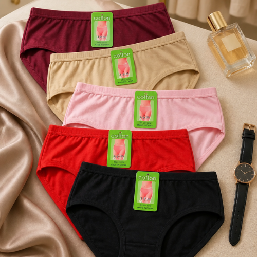 Pack of 5 Women’s Soft Cotton Underwear