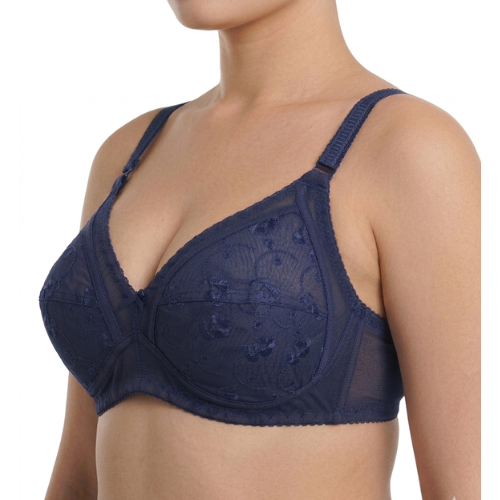 Pack of 3 Cotton Embroidered Bra – Soft, Stylish & Comfortable