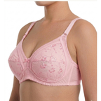 Pack of 3 Cotton Embroidered Bra – Soft, Stylish & Comfortable