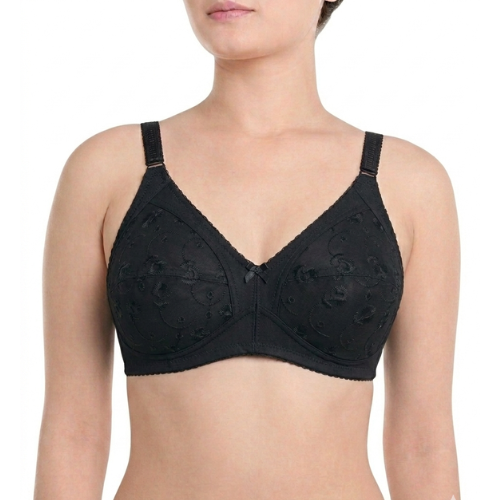 Pack of 3 Cotton Embroidered Bra – Soft, Stylish & Comfortable