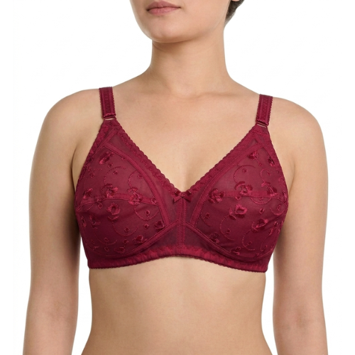 Pack of 3 Cotton Embroidered Bra – Soft, Stylish & Comfortable