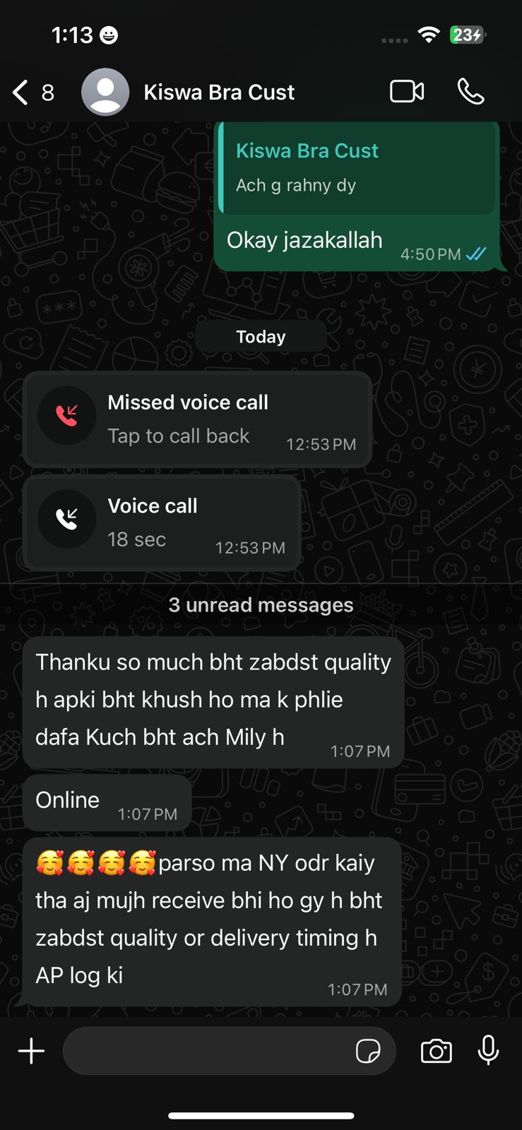 Customer review photo